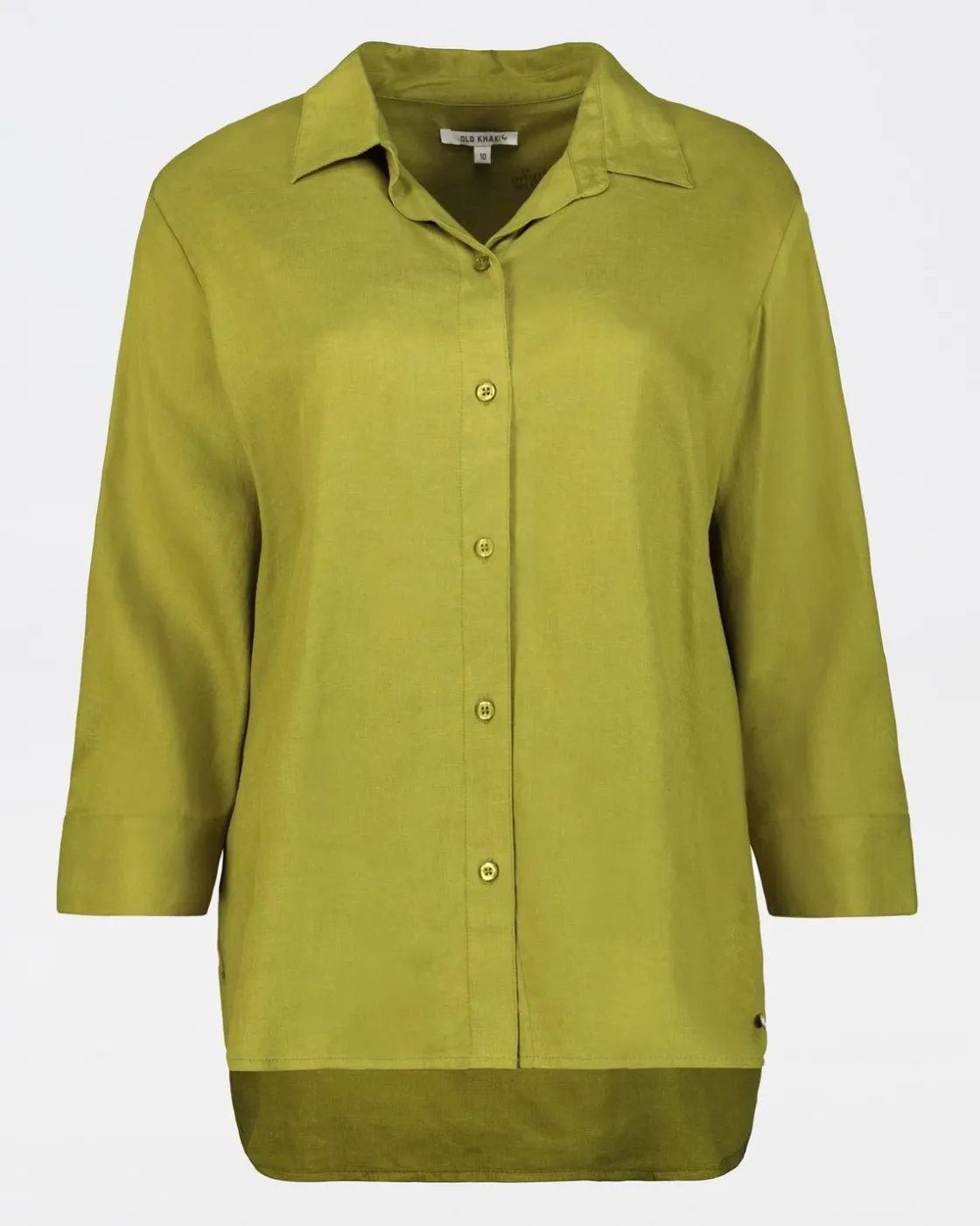 Women Old Khaki Shirts & Blouses>Women'S Terry Relaxed Fit Shirt-