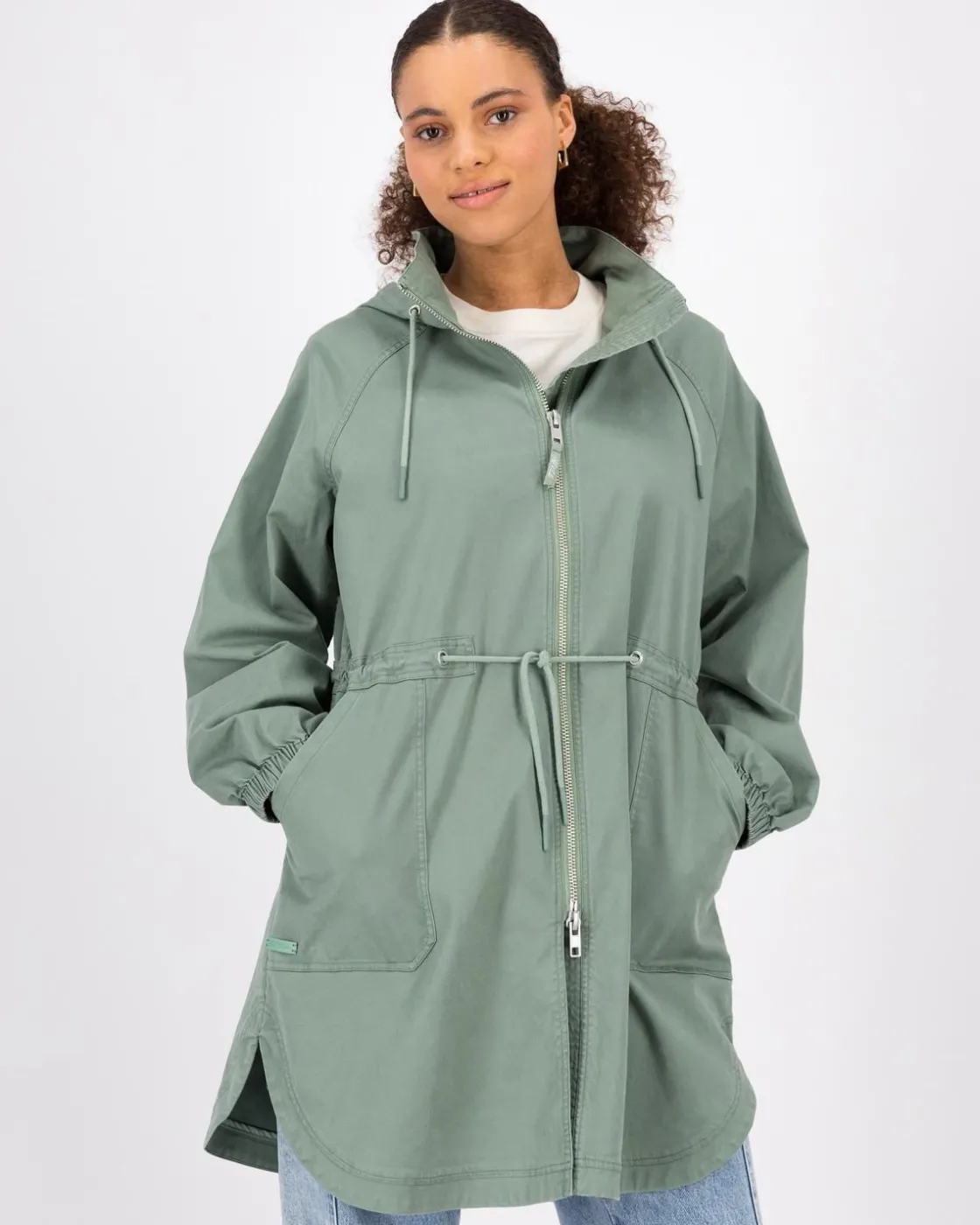 Women Old Khaki Jackets>Women'S Thembi Mid-Length Parka