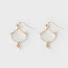 Women Old Khaki Jewellery>Women'S Thread & Stone Drop Earrings