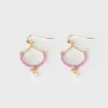 Women Old Khaki Jewellery>Women'S Thread & Stone Drop Earrings