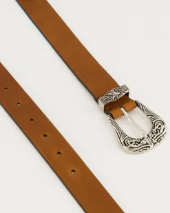Women Old Khaki Belts>Women'S Timea Western Buckle Belt