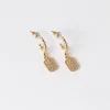 Women Old Khaki Jewellery>Women'S Twisted Rope Hoop Earrings