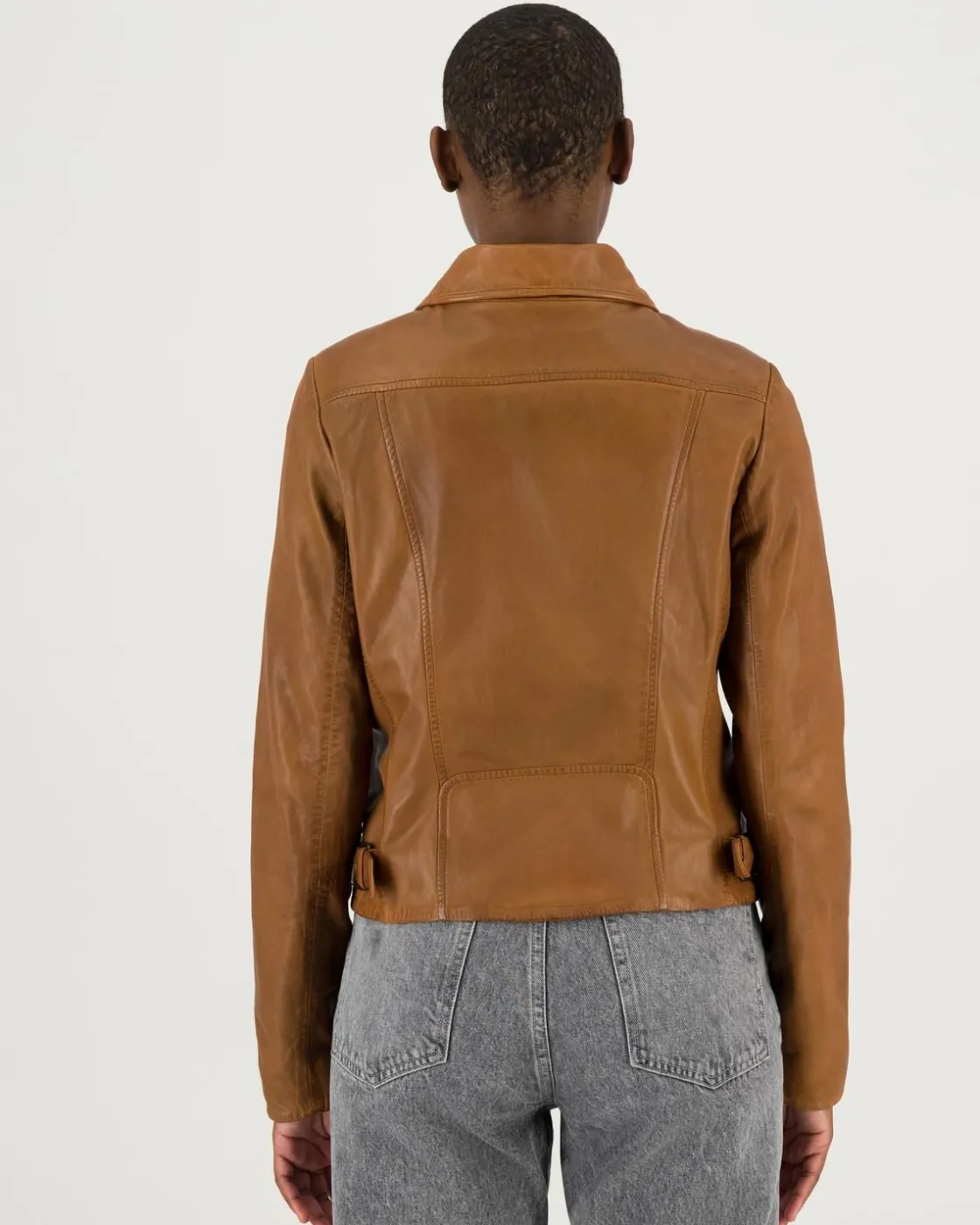 Women Old Khaki Jackets>Women'S Tyra Leather Biker Jacket