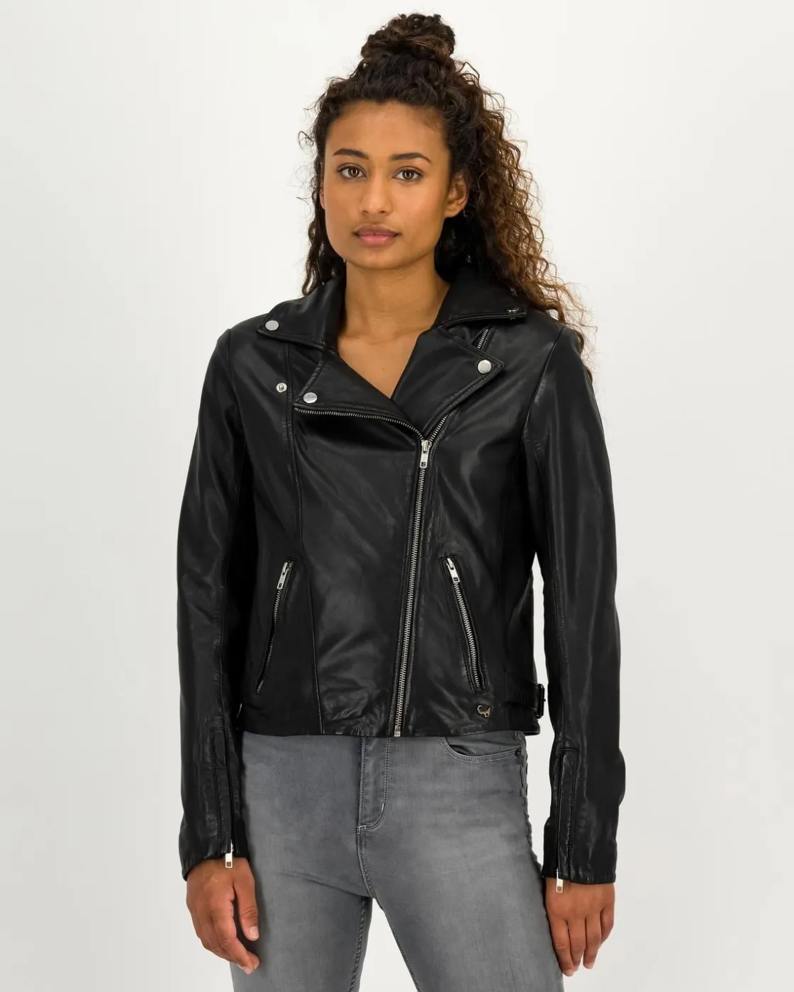 Women Old Khaki Jackets>Women'S Tyra Leather Biker Jacket