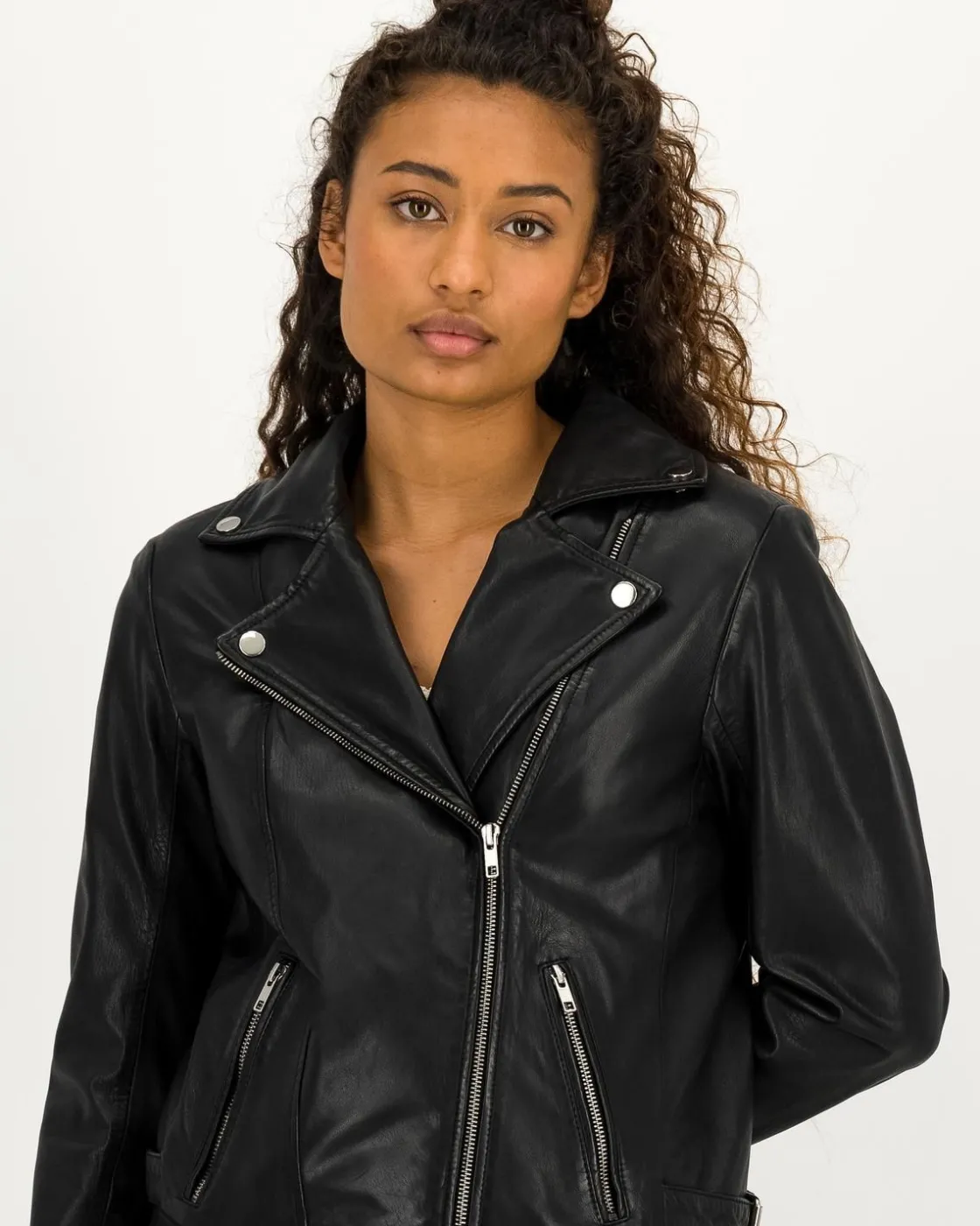 Women Old Khaki Jackets>Women'S Tyra Leather Biker Jacket