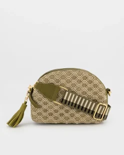 Women Old Khaki Bags & Purses>Women'S Zantia Dome Textured Cross-Body Bag
